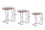 Hanah Home Juego de mesas nido Ren - Walnut